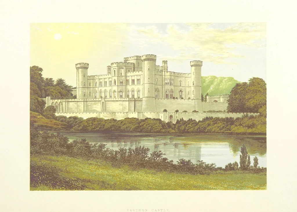 An illustration from The County Seats of the Noblemen and Gentlemen of Great Britain and Ireland. vol. 1, 2. (Vol. 3-5. A Series of Picturesque Views of Seats of the Noblemen ... of Great Britain and Ireland. With descriptive letterpress.), 1866, leaf 240
