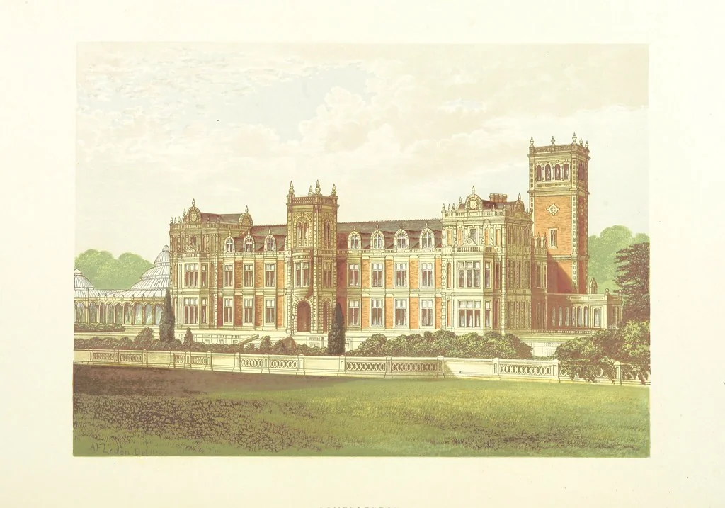 An illustration from The County Seats of the Noblemen and Gentlemen of Great Britain and Ireland. vol. 1, 2. (Vol. 3-5. A Series of Picturesque Views of Seats of the Noblemen ... of Great Britain and Ireland. With descriptive letterpress.), 1866, leaf 316
