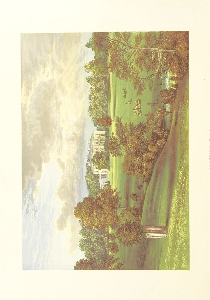 An illustration from The County Seats of the Noblemen and Gentlemen of Great Britain and Ireland. vol. 1, 2. (Vol. 3-5. A Series of Picturesque Views of Seats of the Noblemen ... of Great Britain and Ireland. With descriptive letterpress.), 1866, leaf 324