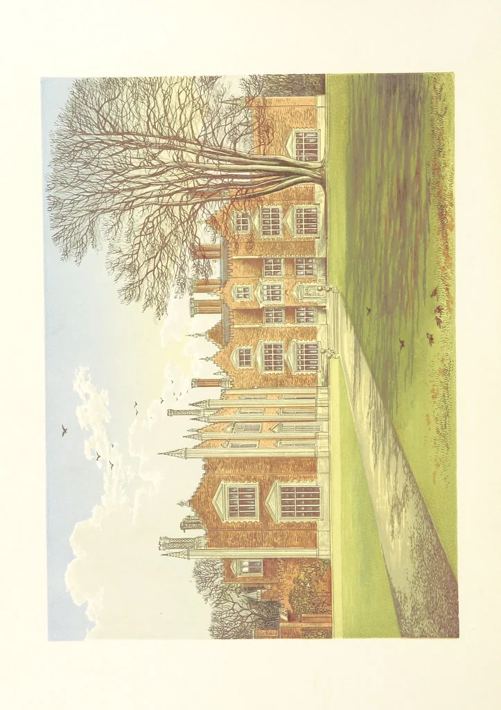 An illustration from The County Seats of the Noblemen and Gentlemen of Great Britain and Ireland. vol. 1, 2. (Vol. 3-5. A Series of Picturesque Views of Seats of the Noblemen ... of Great Britain and Ireland. With descriptive letterpress.), 1866, leaf 328