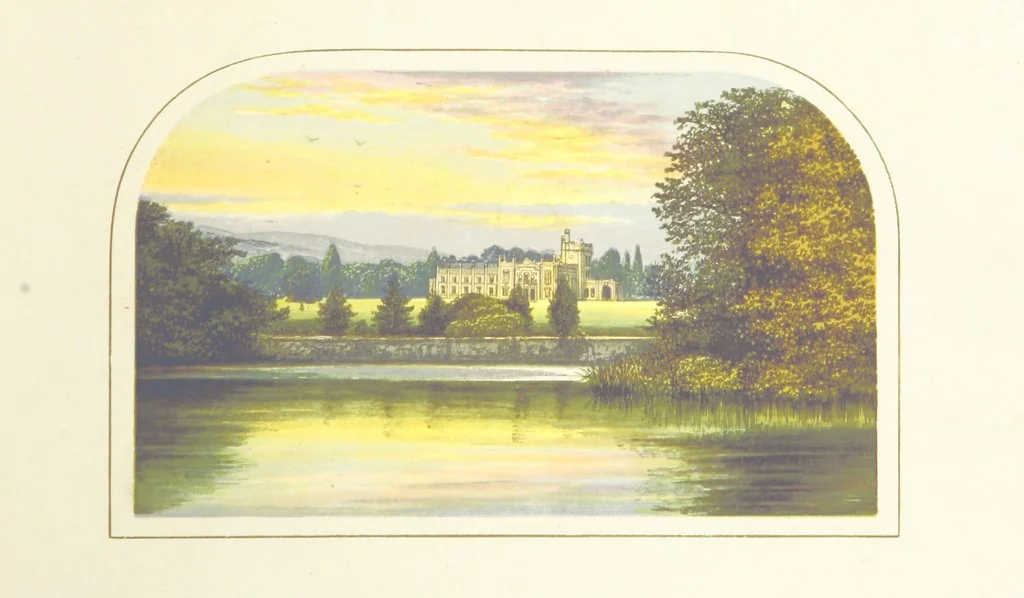 An illustration from The County Seats of the Noblemen and Gentlemen of Great Britain and Ireland. vol. 1, 2. (Vol. 3-5. A Series of Picturesque Views of Seats of the Noblemen ... of Great Britain and Ireland. With descriptive letterpress.), 1866, leaf 339