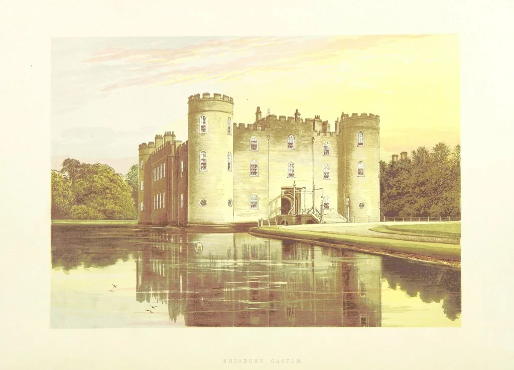 An illustration from The County Seats of the Noblemen and Gentlemen of Great Britain and Ireland. vol. 1, 2. (Vol. 3-5. A Series of Picturesque Views of Seats of the Noblemen ... of Great Britain and Ireland. With descriptive letterpress.), 1866, leaf 34
