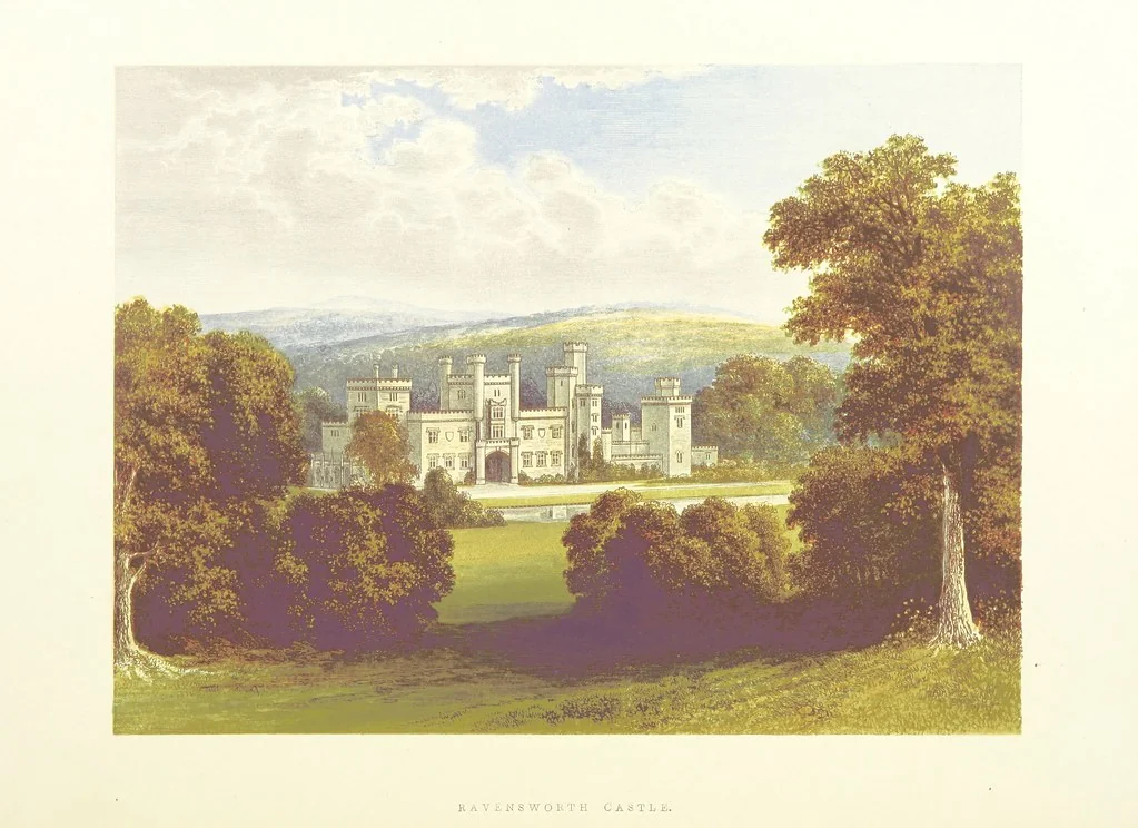 An illustration from The County Seats of the Noblemen and Gentlemen of Great Britain and Ireland. vol. 1, 2. (Vol. 3-5. A Series of Picturesque Views of Seats of the Noblemen ... of Great Britain and Ireland. With descriptive letterpress.), 1866, leaf 376