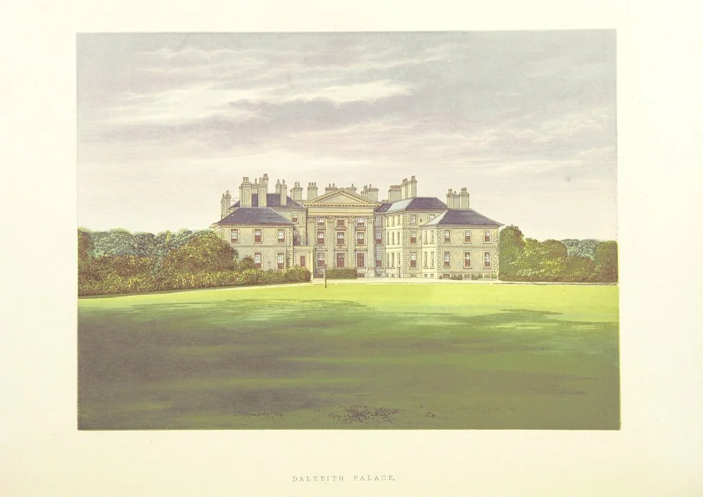 An illustration from The County Seats of the Noblemen and Gentlemen of Great Britain and Ireland. vol. 1, 2. (Vol. 3-5. A Series of Picturesque Views of Seats of the Noblemen ... of Great Britain and Ireland. With descriptive letterpress.), 1866, leaf 442