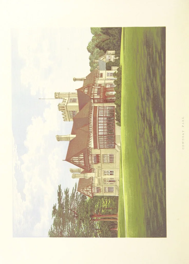 An illustration from The County Seats of the Noblemen and Gentlemen of Great Britain and Ireland. vol. 1, 2. (Vol. 3-5. A Series of Picturesque Views of Seats of the Noblemen ... of Great Britain and Ireland. With descriptive letterpress.), 1866, leaf 446