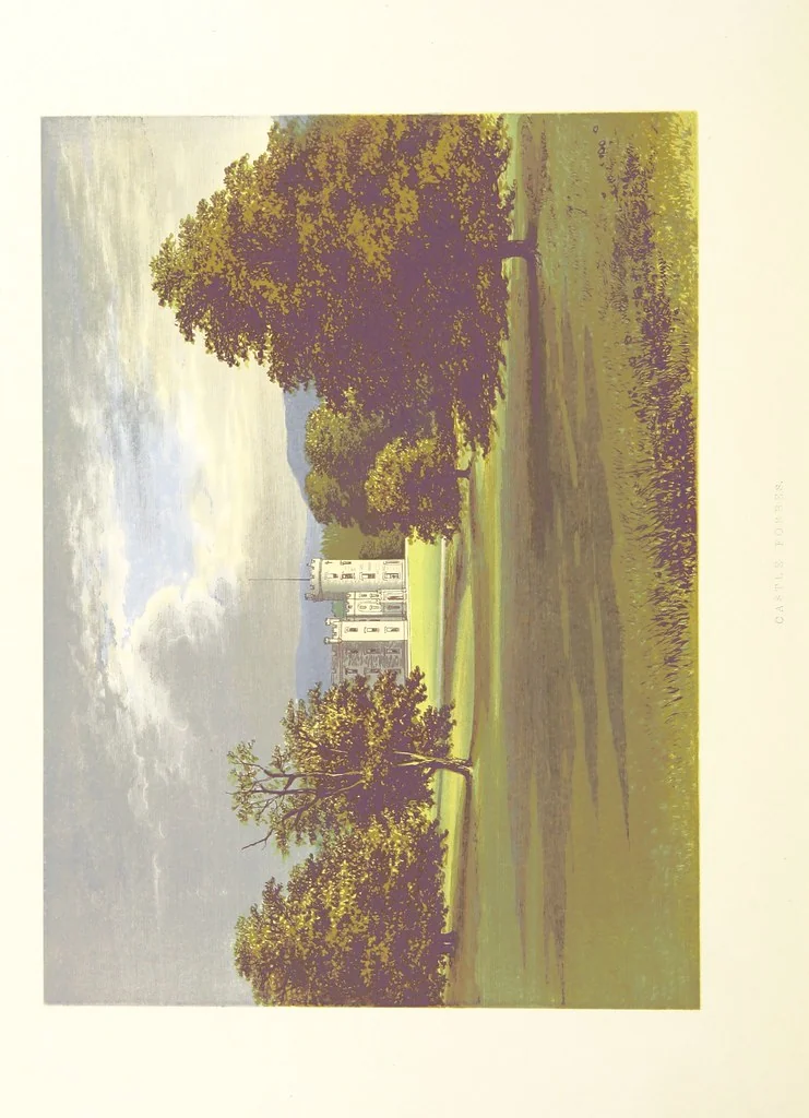 An illustration from The County Seats of the Noblemen and Gentlemen of Great Britain and Ireland. vol. 1, 2. (Vol. 3-5. A Series of Picturesque Views of Seats of the Noblemen ... of Great Britain and Ireland. With descriptive letterpress.), 1866, leaf 466