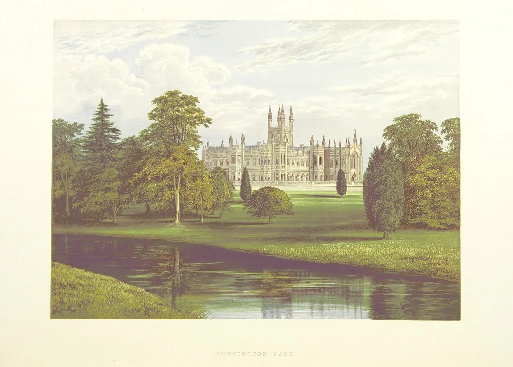 An illustration from The County Seats of the Noblemen and Gentlemen of Great Britain and Ireland. vol. 1, 2. (Vol. 3-5. A Series of Picturesque Views of Seats of the Noblemen ... of Great Britain and Ireland. With descriptive letterpress.), 1866, leaf 482