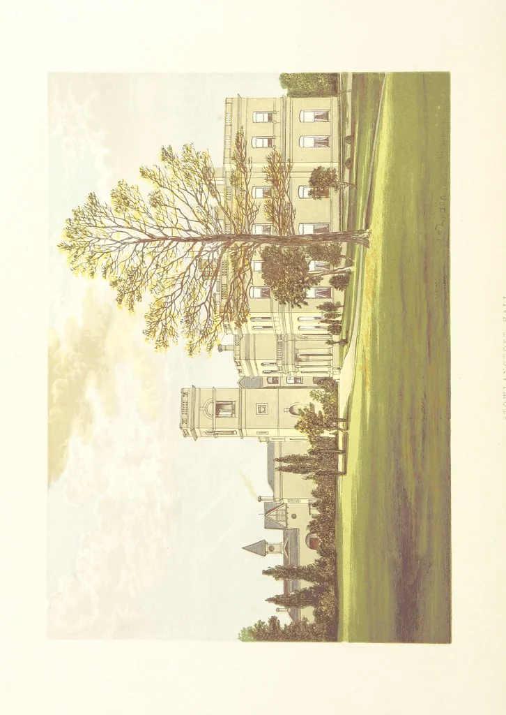An illustration from The County Seats of the Noblemen and Gentlemen of Great Britain and Ireland. vol. 1, 2. (Vol. 3-5. A Series of Picturesque Views of Seats of the Noblemen ... of Great Britain and Ireland. With descriptive letterpress.), 1866, leaf 66