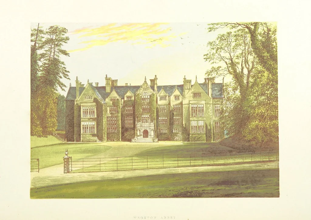 An illustration from The County Seats of the Noblemen and Gentlemen of Great Britain and Ireland. vol. 1, 2. (Vol. 3-5. A Series of Picturesque Views of Seats of the Noblemen ... of Great Britain and Ireland. With descriptive letterpress.), 1866, leaf 98