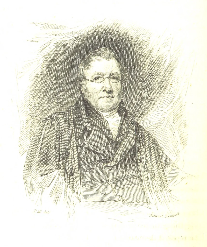 An illustration from Peter's Letters to his kinsfolk. [By J. G. Lockhart, assisted by Christopher North.] The second edition. (Postscript to the third edition of Peter's Letters.), 1819, leaf 214