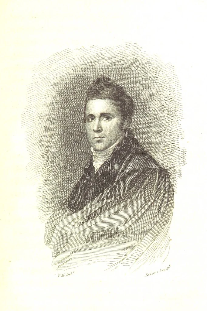 An illustration from Peter's Letters to his kinsfolk. [By J. G. Lockhart, assisted by Christopher North.] The second edition. (Postscript to the third edition of Peter's Letters.), 1819, leaf 287