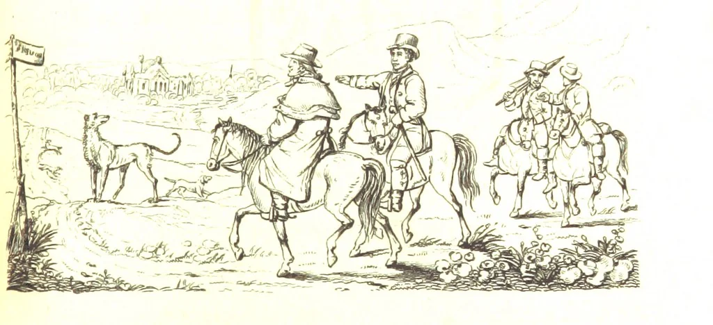 An illustration from Peter's Letters to his kinsfolk. [By J. G. Lockhart, assisted by Christopher North.] The second edition. (Postscript to the third edition of Peter's Letters.), 1819, leaf 373