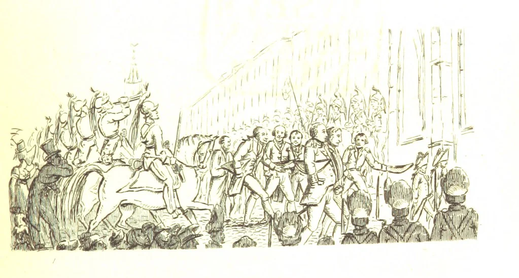 An illustration from Peter's Letters to his kinsfolk. [By J. G. Lockhart, assisted by Christopher North.] The second edition. (Postscript to the third edition of Peter's Letters.), 1819, leaf 755