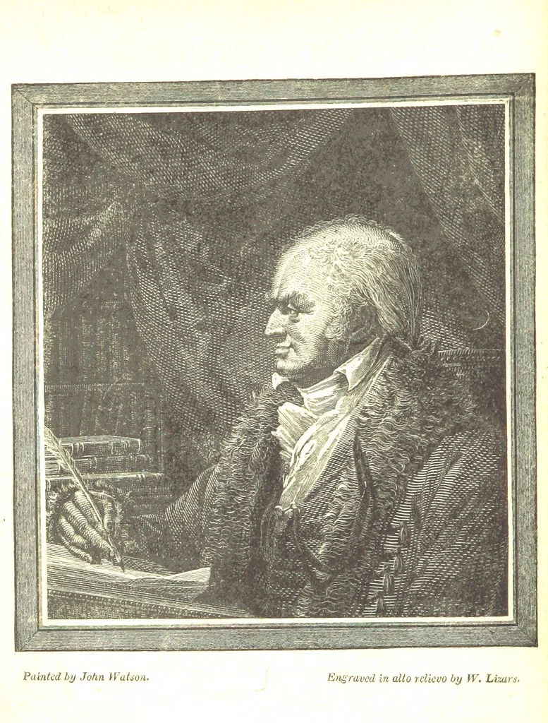 An illustration from Peter's Letters to his kinsfolk. [By J. G. Lockhart, assisted by Christopher North.] The second edition. (Postscript to the third edition of Peter's Letters.), 1819, leaf 8