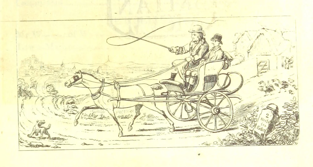 An illustration from Peter's Letters to his kinsfolk. [By J. G. Lockhart, assisted by Christopher North.] The second edition. (Postscript to the third edition of Peter's Letters.), 1819, leaf 9