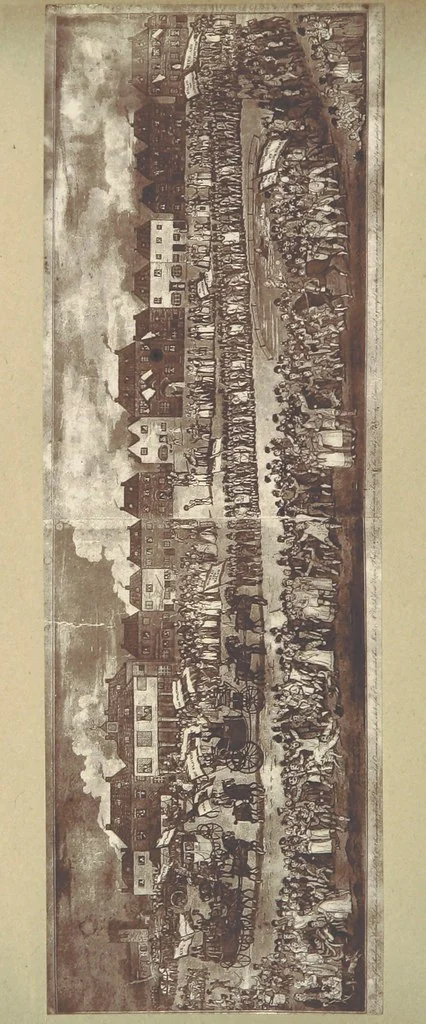 An illustration from Swindon fifty years ago,-more or less. Reminiscences ... of ye old Wiltshire towne ... reprinted from ye Swindon Advertiser, 1885, leaf 512