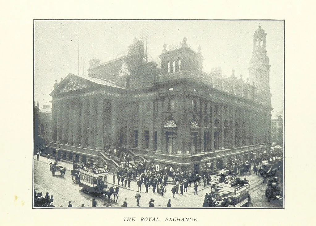 An illustration from Mercantile Manchester, past and present ... With ... illustrations, 1896, leaf 129