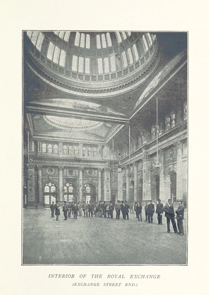 An illustration from Mercantile Manchester, past and present ... With ... illustrations, 1896, leaf 137