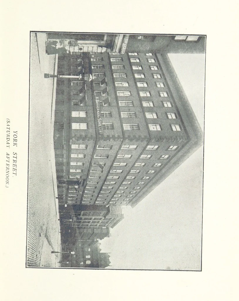 An illustration from Mercantile Manchester, past and present ... With ... illustrations, 1896, leaf 175