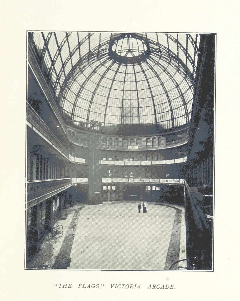 An illustration from Mercantile Manchester, past and present ... With ... illustrations, 1896, leaf 193