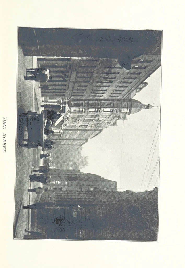 An illustration from Mercantile Manchester, past and present ... With ... illustrations, 1896, leaf 197