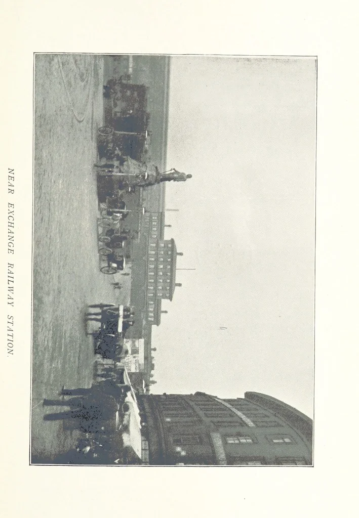 An illustration from Mercantile Manchester, past and present ... With ... illustrations, 1896, leaf 205