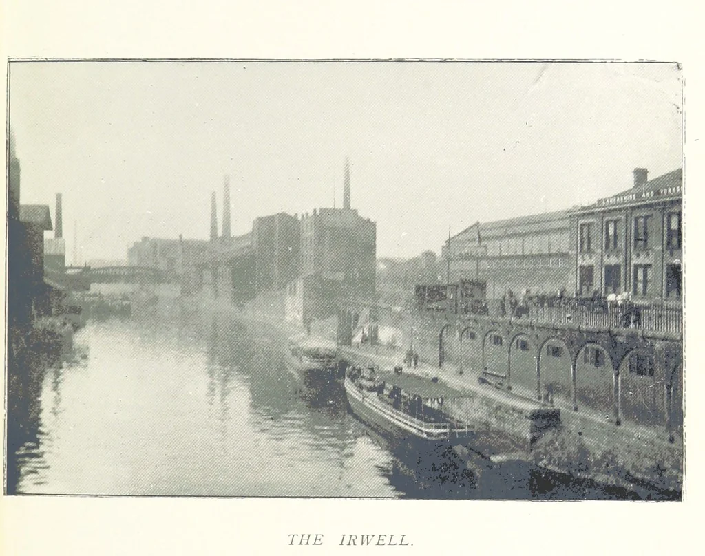 An illustration from Mercantile Manchester, past and present ... With ... illustrations, 1896, leaf 219