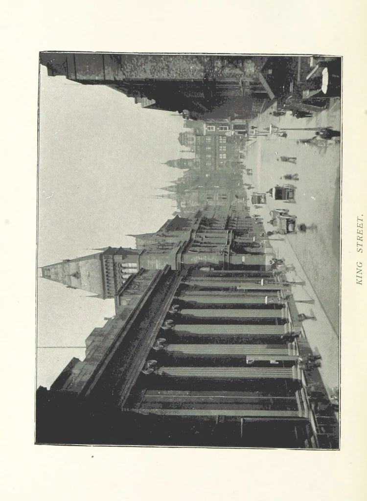 An illustration from Mercantile Manchester, past and present ... With ... illustrations, 1896, leaf 228