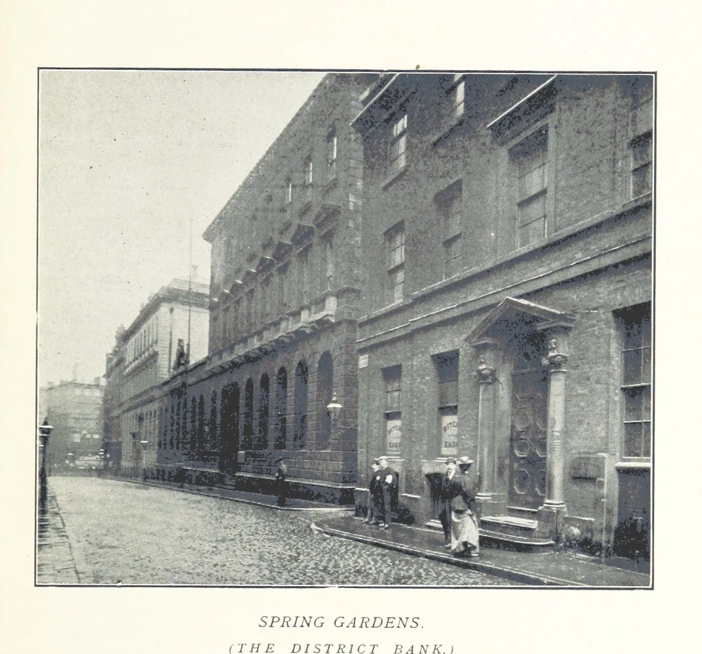 An illustration from Mercantile Manchester, past and present ... With ... illustrations, 1896, leaf 237