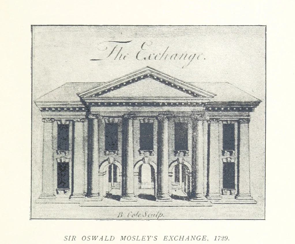 An illustration from Mercantile Manchester, past and present ... With ... illustrations, 1896, leaf 45