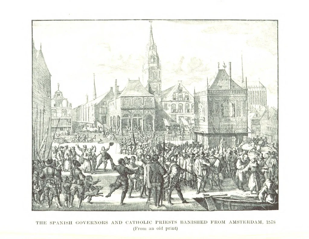An illustration from The Student's Motley. The Rise of the Dutch Republic ... Condensed, with introduction and notes and an historical sketch of the Dutch people from 1584 to 1897, by W. E. Griffis ... Illustrated, 1898, leaf 635