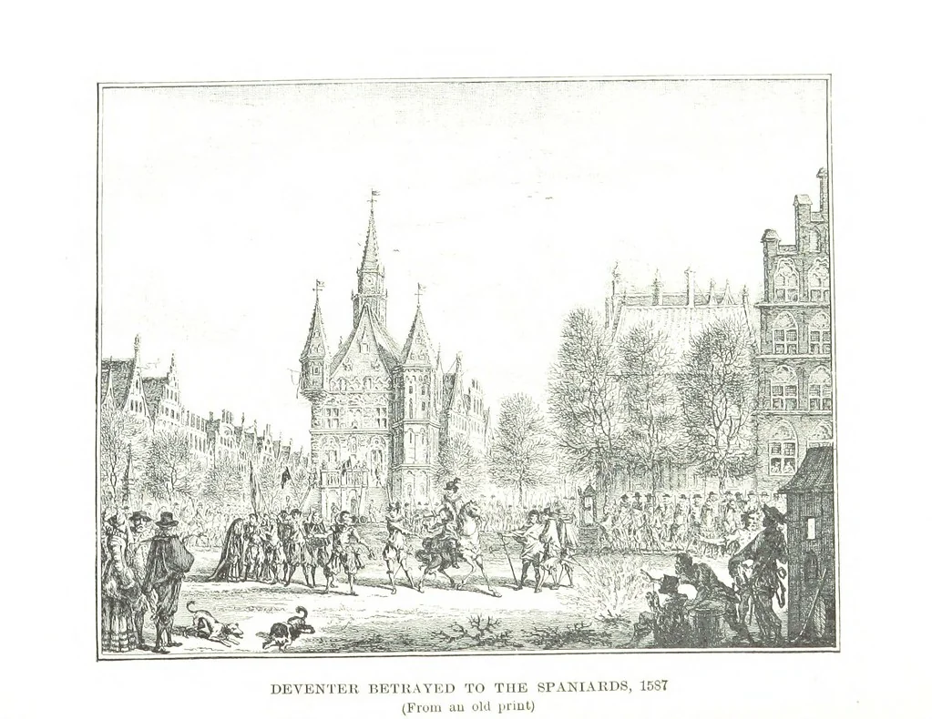 An illustration from The Student's Motley. The Rise of the Dutch Republic ... Condensed, with introduction and notes and an historical sketch of the Dutch people from 1584 to 1897, by W. E. Griffis ... Illustrated, 1898, leaf 809