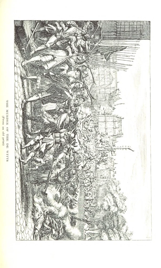 An illustration from The Student's Motley. The Rise of the Dutch Republic ... Condensed, with introduction and notes and an historical sketch of the Dutch people from 1584 to 1897, by W. E. Griffis ... Illustrated, 1898, leaf 965