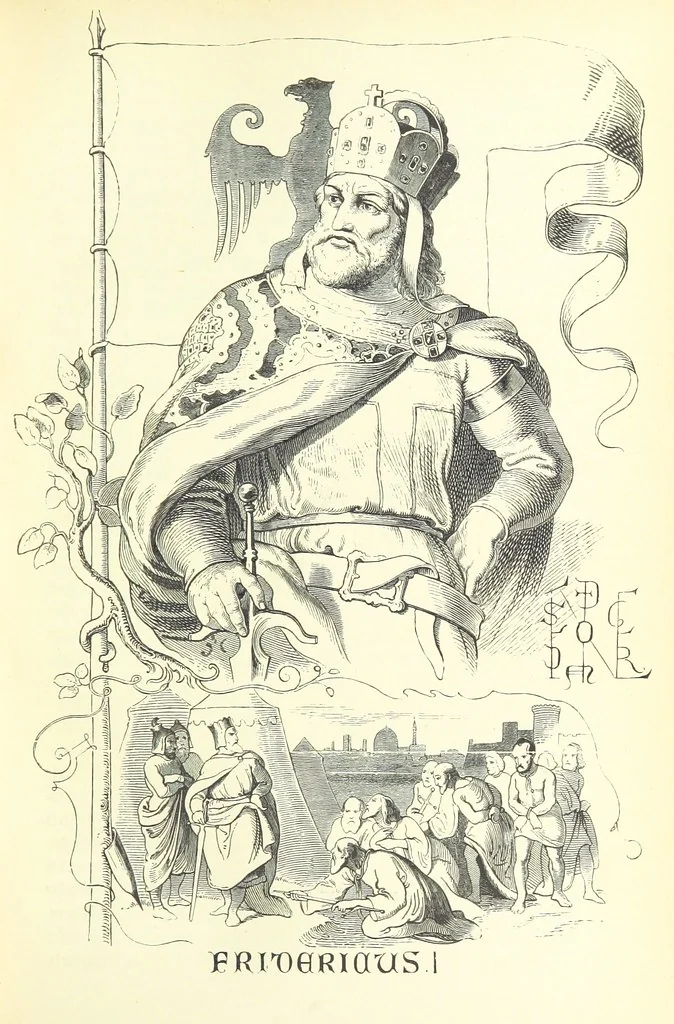 An illustration from Die deutschen Kaiser und ihre Zeit, mit dem Zwischenreich von 1806-1871 ... Mit ... Bildnissen, 1889, leaf 101