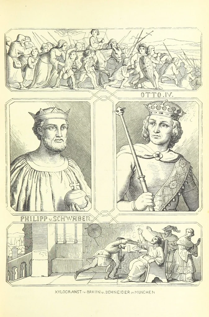 An illustration from Die deutschen Kaiser und ihre Zeit, mit dem Zwischenreich von 1806-1871 ... Mit ... Bildnissen, 1889, leaf 113