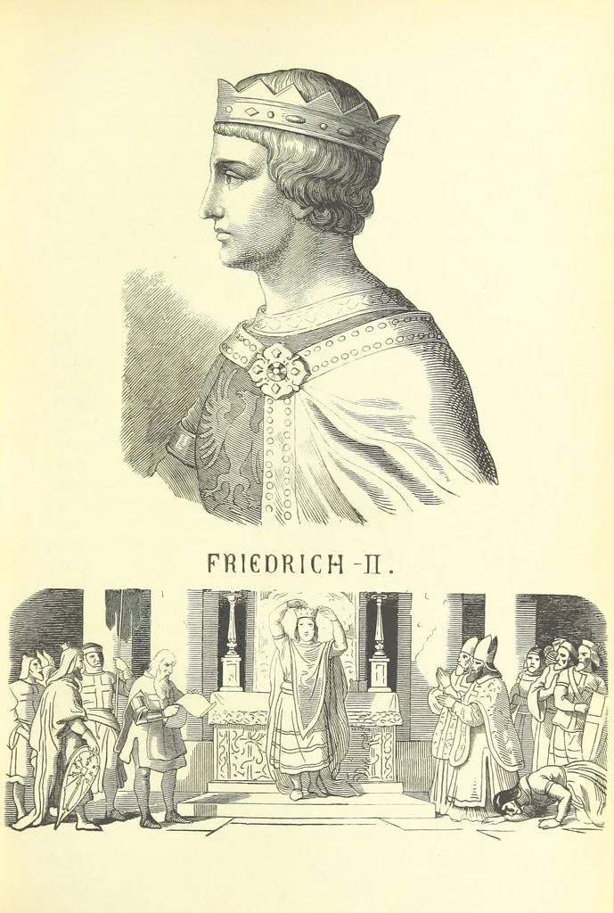 An illustration from Die deutschen Kaiser und ihre Zeit, mit dem Zwischenreich von 1806-1871 ... Mit ... Bildnissen, 1889, leaf 117