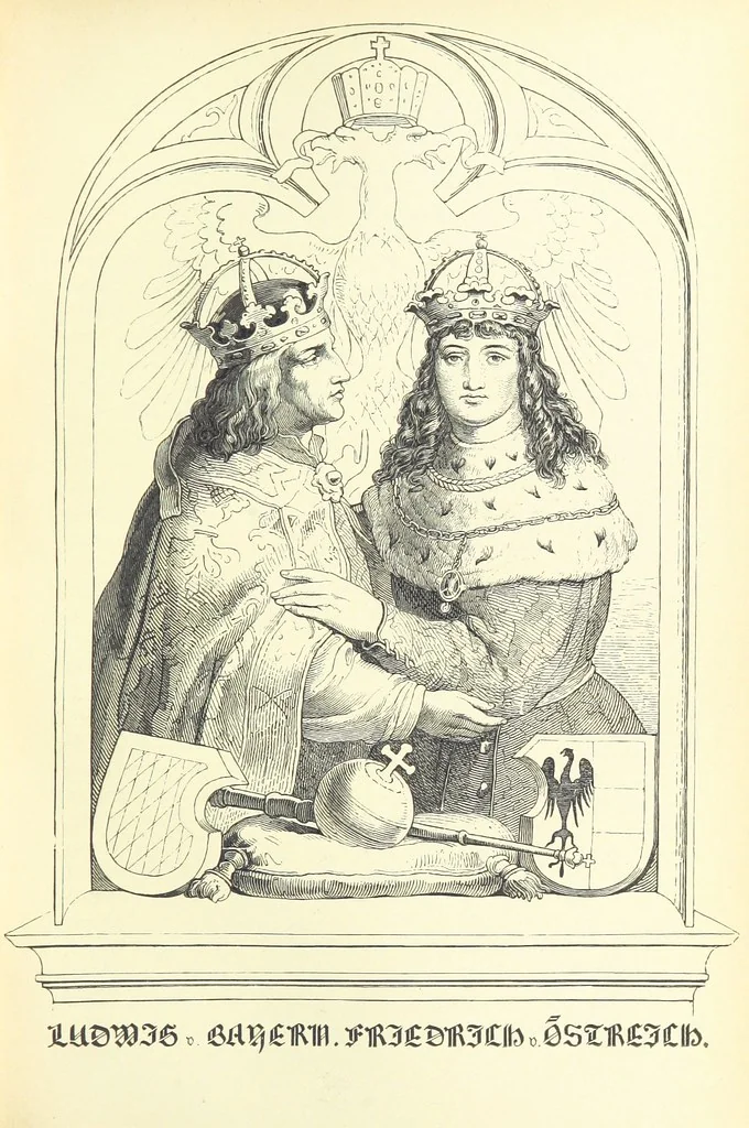 An illustration from Die deutschen Kaiser und ihre Zeit, mit dem Zwischenreich von 1806-1871 ... Mit ... Bildnissen, 1889, leaf 147