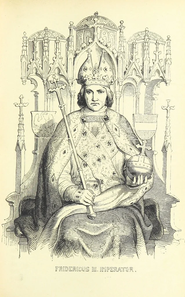 An illustration from Die deutschen Kaiser und ihre Zeit, mit dem Zwischenreich von 1806-1871 ... Mit ... Bildnissen, 1889, leaf 179