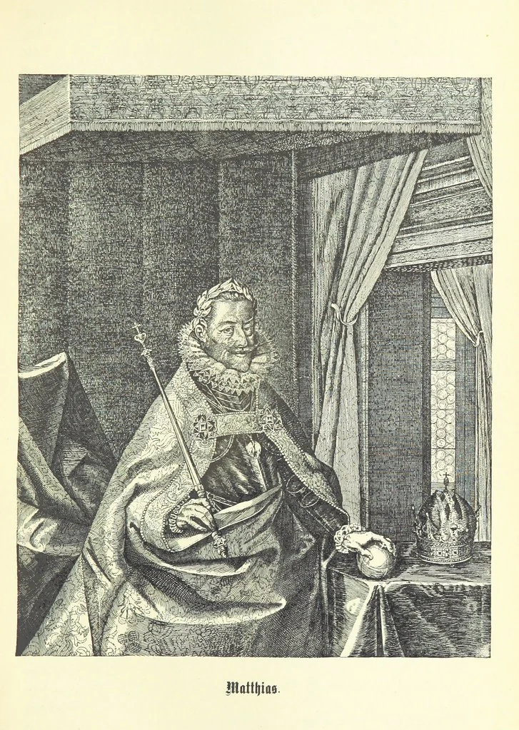 An illustration from Die deutschen Kaiser und ihre Zeit, mit dem Zwischenreich von 1806-1871 ... Mit ... Bildnissen, 1889, leaf 217