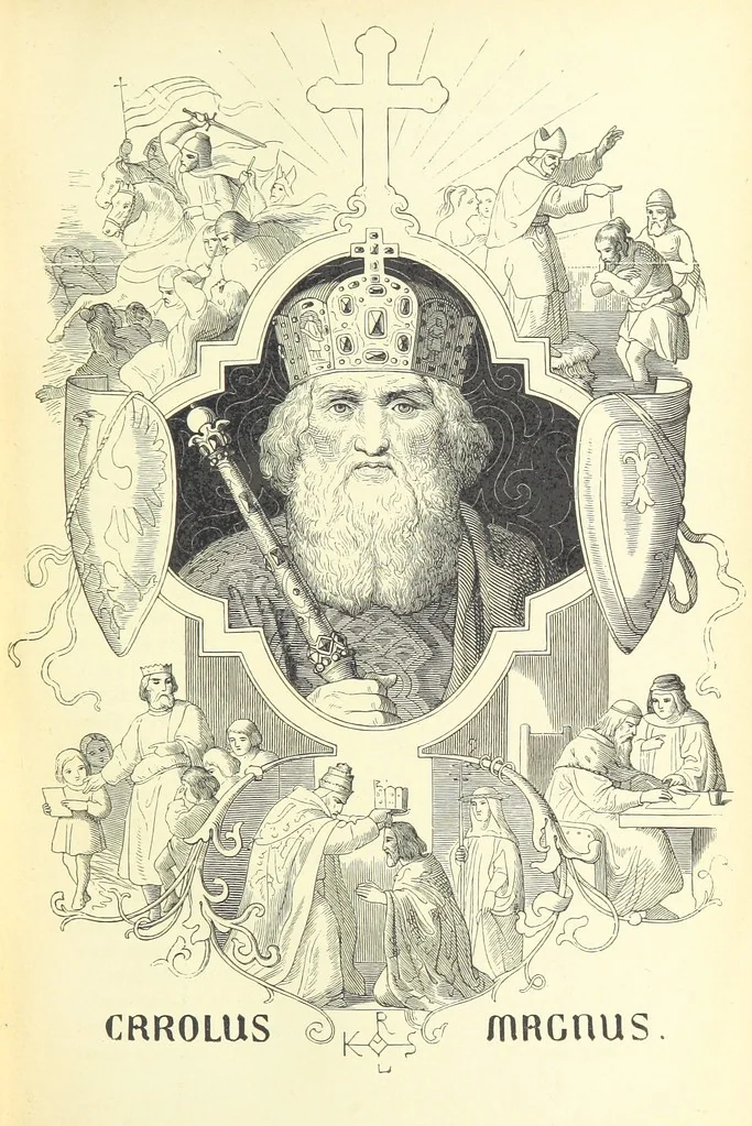 An illustration from Die deutschen Kaiser und ihre Zeit, mit dem Zwischenreich von 1806-1871 ... Mit ... Bildnissen, 1889, leaf 25