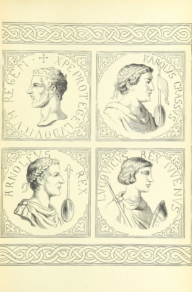 An illustration from Die deutschen Kaiser und ihre Zeit, mit dem Zwischenreich von 1806-1871 ... Mit ... Bildnissen, 1889, leaf 35