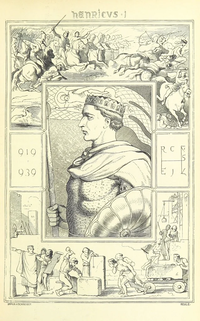 An illustration from Die deutschen Kaiser und ihre Zeit, mit dem Zwischenreich von 1806-1871 ... Mit ... Bildnissen, 1889, leaf 45