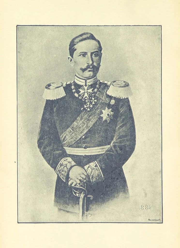An illustration from Die deutschen Kaiser und ihre Zeit, mit dem Zwischenreich von 1806-1871 ... Mit ... Bildnissen, 1889, leaf 6