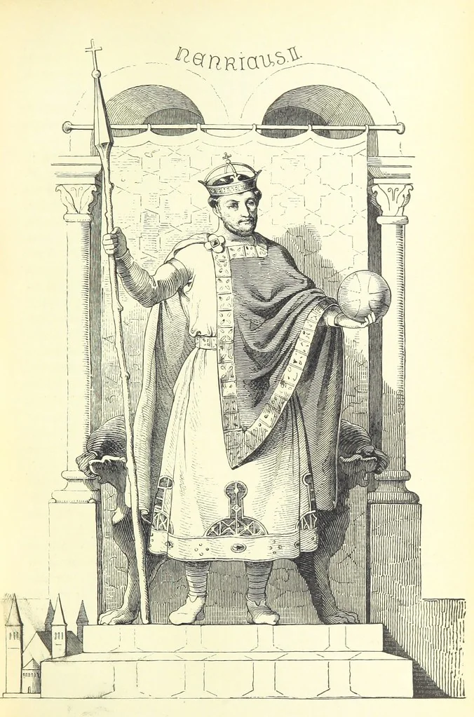 An illustration from Die deutschen Kaiser und ihre Zeit, mit dem Zwischenreich von 1806-1871 ... Mit ... Bildnissen, 1889, leaf 63