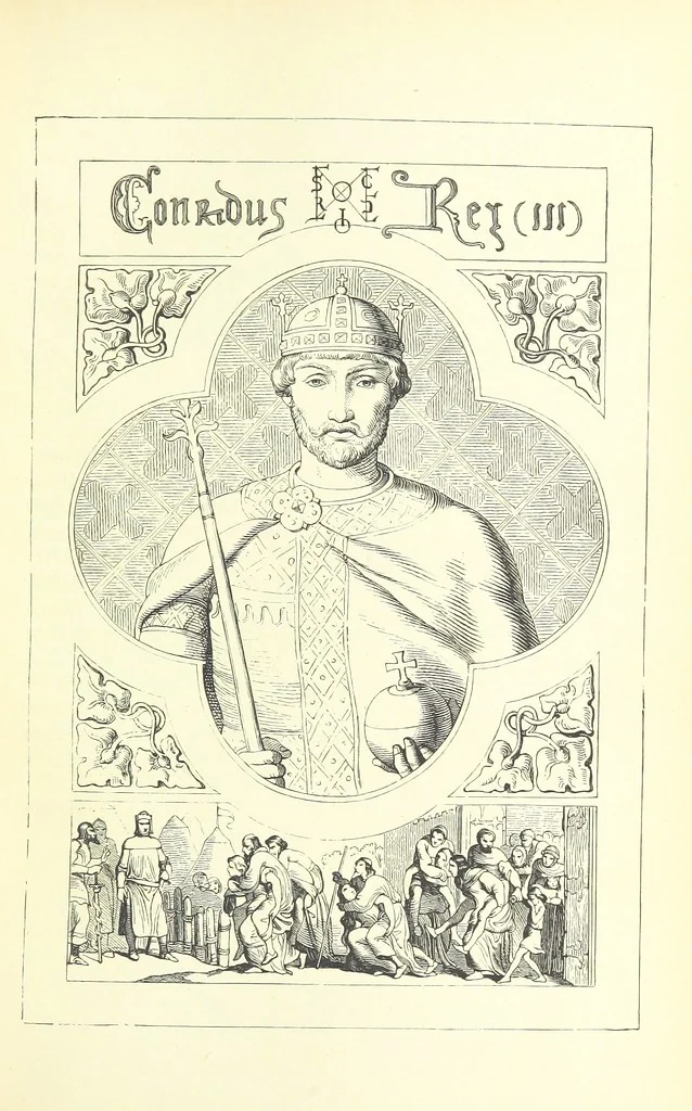 An illustration from Die deutschen Kaiser und ihre Zeit, mit dem Zwischenreich von 1806-1871 ... Mit ... Bildnissen, 1889, leaf 93