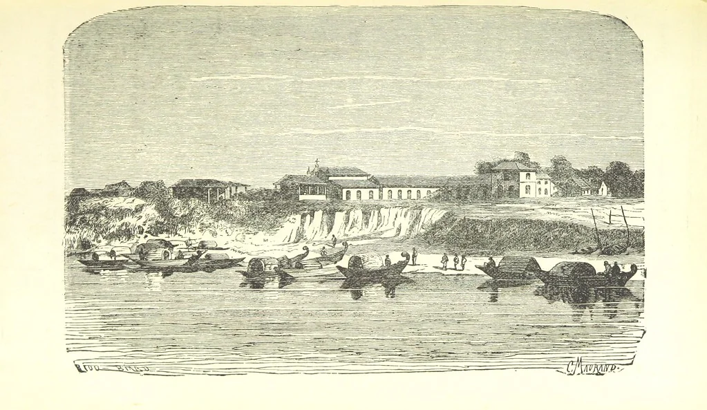 An illustration from The English in South America, 1878, leaf 531
