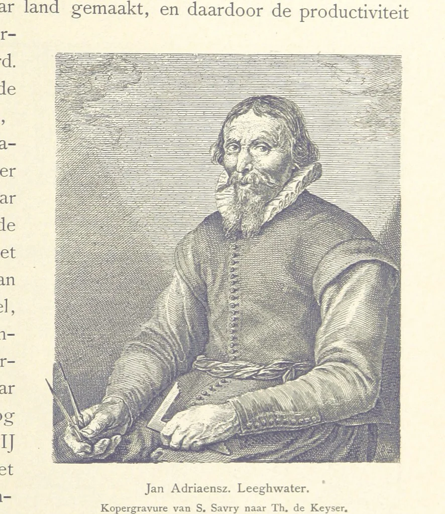 An illustration from Onze Gouden Eeuw. De Republiek der Vereenigde Nederlanden in haar bloeitijd ... Geïllustreerd onder toezicht van J. H. W. Unger, 1896, leaf 101