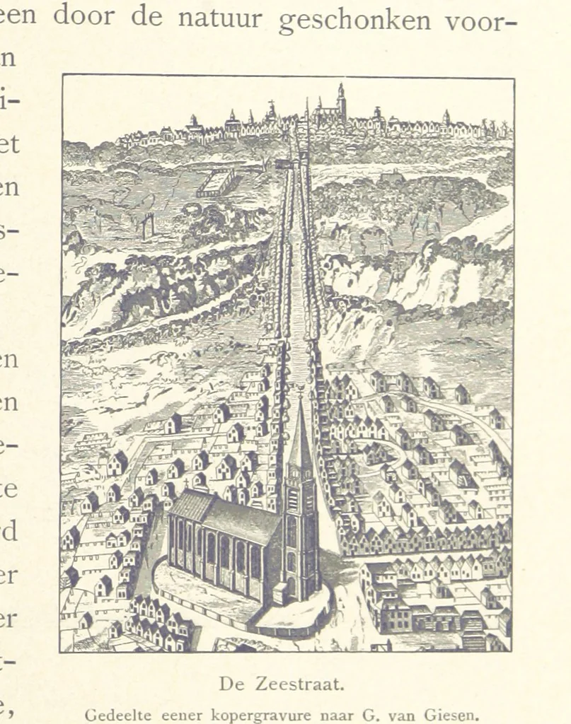 An illustration from Onze Gouden Eeuw. De Republiek der Vereenigde Nederlanden in haar bloeitijd ... Geïllustreerd onder toezicht van J. H. W. Unger, 1896, leaf 105