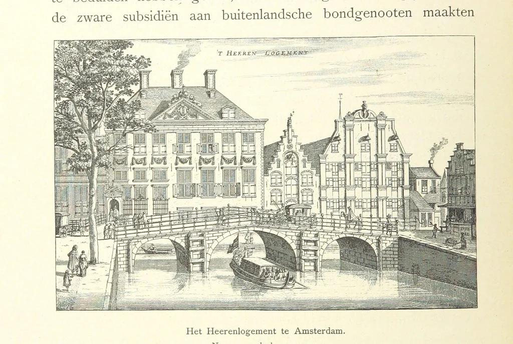 An illustration from Onze Gouden Eeuw. De Republiek der Vereenigde Nederlanden in haar bloeitijd ... Geïllustreerd onder toezicht van J. H. W. Unger, 1896, leaf 112
