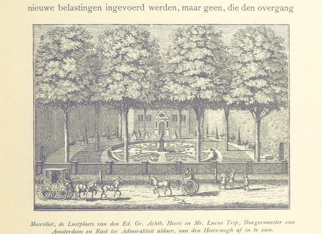An illustration from Onze Gouden Eeuw. De Republiek der Vereenigde Nederlanden in haar bloeitijd ... Geïllustreerd onder toezicht van J. H. W. Unger, 1896, leaf 113